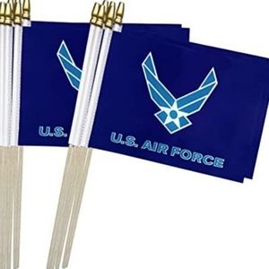 Air Force hand held flags